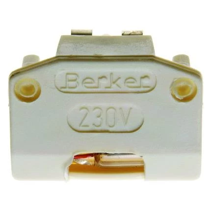  артикул 1611 название Berker Элемент подсветки для поворотного выключателя цвет: белый ISO-Panzer IP66