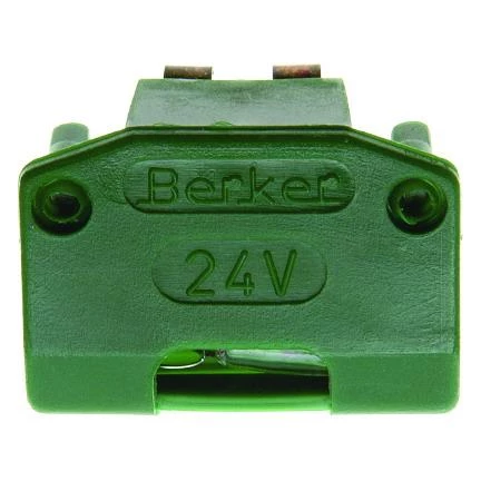  артикул 1614 название Berker Элемент подсветки для поворотных выключателей цвет: зеленый ISO-Panzer IP66