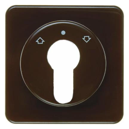  артикул 151811 название Berker Центральная панель для жалюзийного замочного выключателя/кнопки цвет: коричневый, с блеском В
