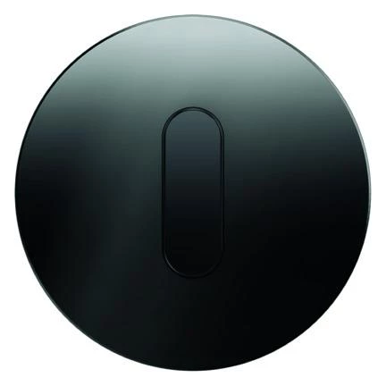  артикул 10012055 название Berker Накладка с ручкой для поворотных переключателей, Berker R.Classic, стекло цвет: черный