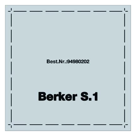  артикул 94980202 название Berker Клеящая пленка для настенных радиопередатчиков и плоских радиодатчиков движения цвет: полярна
