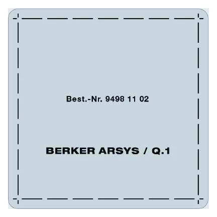  артикул 94981102 название Berker Клеящая пленка для настенных радиопередатчиков и плоских радиодатчиков движения цвет: полярна