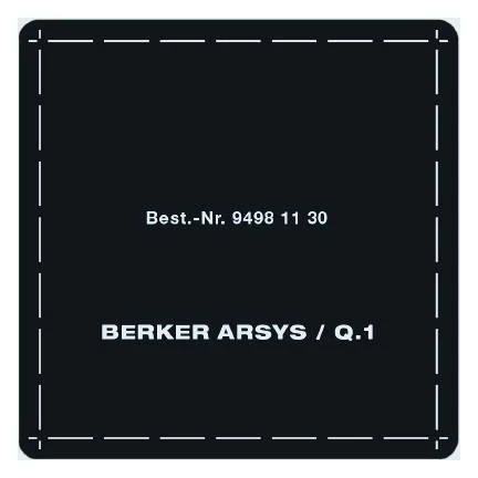  артикул 94981130 название Berker Клеящая пленка для настенных радиопередатчиков и плоских радиодатчиков движения цвет: черный 