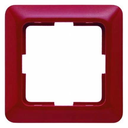  артикул 101162 название Рамка одинарная, цвет Красный, Modul 2, Berker